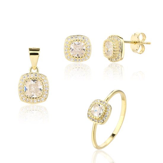 Stříbrný set JVD SVLS0128SJ6GO58