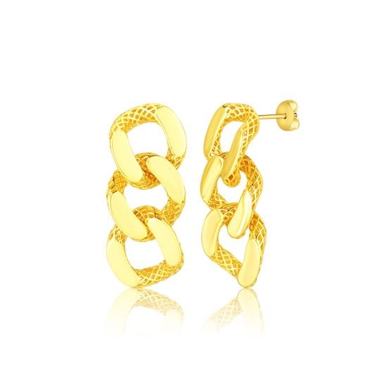 Náušnice JVD SVLE0935S75GO00 stříbrné