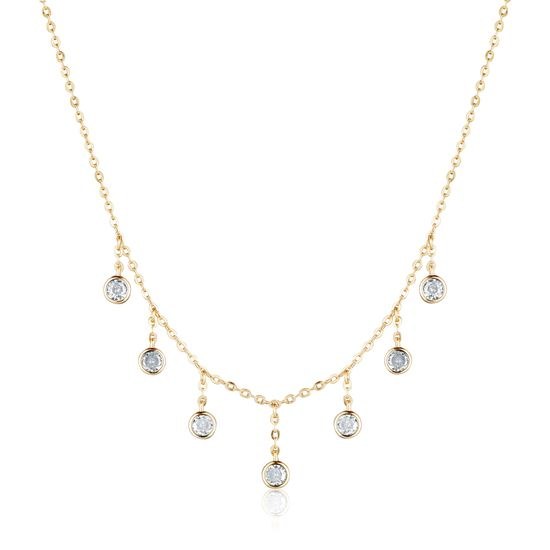 Náhrdelník JVD SVLN0552XK5GO45 stříbrný