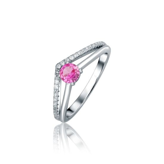 Prsten JVD SVLR0868SH2R2 stříbrný