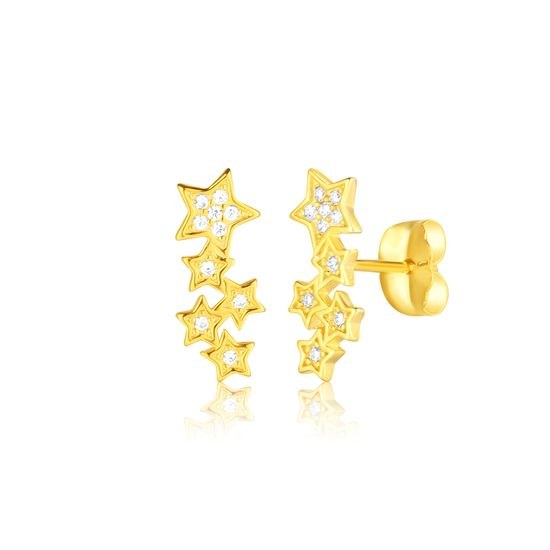 Náušnice JVD SVLE3241XK7GOPU stříbrné