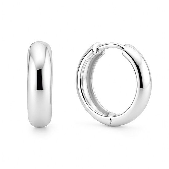 Stříbrné náušnice kruhy