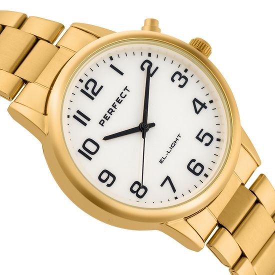 Pánské hodinky Perfect s osvětlením EL001M-04
