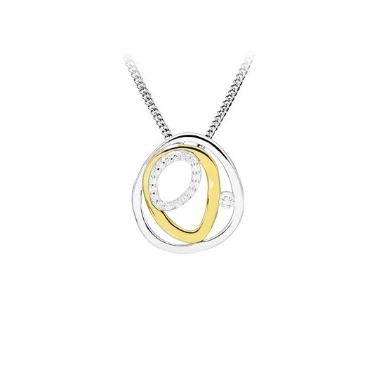 MOISS stříbrný přívěsek GOLD