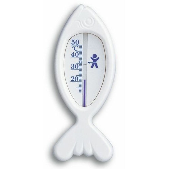 TFA 14.3017.02 - Teploměr na měření teploty vody ve tvaru ryby - bílý