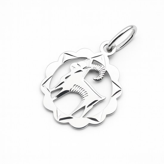 Zlatý přívěšek z bílého zlata zvěrokruh Kozoroh