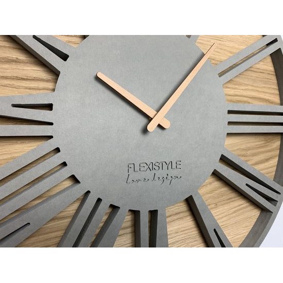 Flexistyle z213 - nástěnné hodiny s průměrem 50 cm