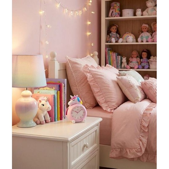 Atlanta 2163/17 - Dětský budík s jednorožcem