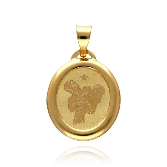 MOISS přívěsek ze žlutého zlata VODNÁŘ