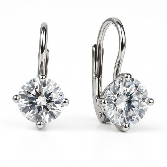 Stříbrné náušnice se zirkonem