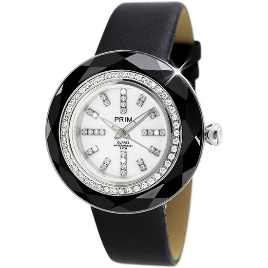 Hodinky PRIM Preciosa Onyx White 10309.E