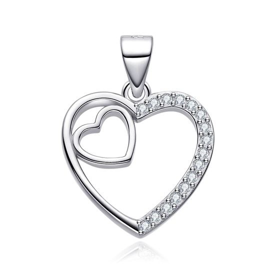 MOISS stříbrný přívěsek SRDCE