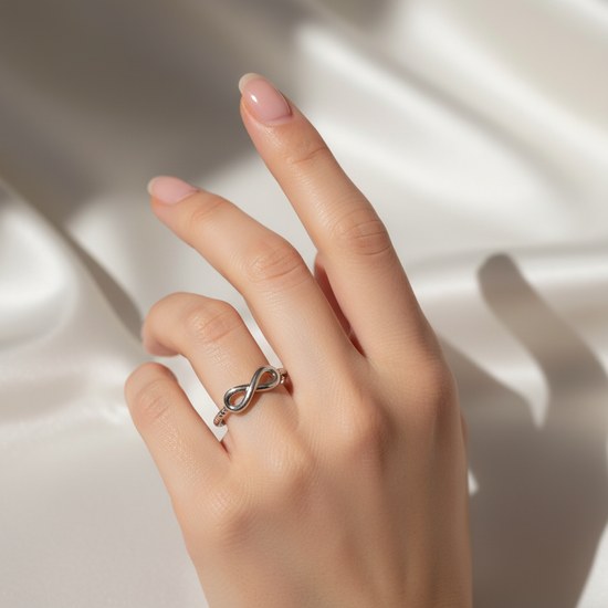 Zlatý prsten z bílého zlata