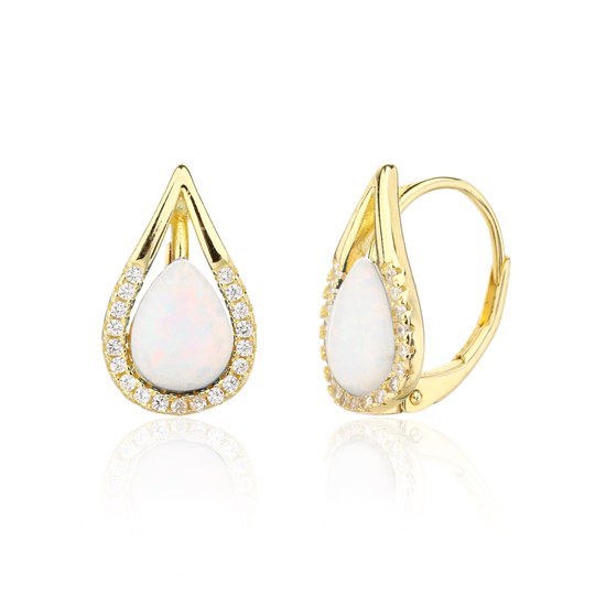 Náušnice JVD SVLE3378XJ6GO00 stříbrné