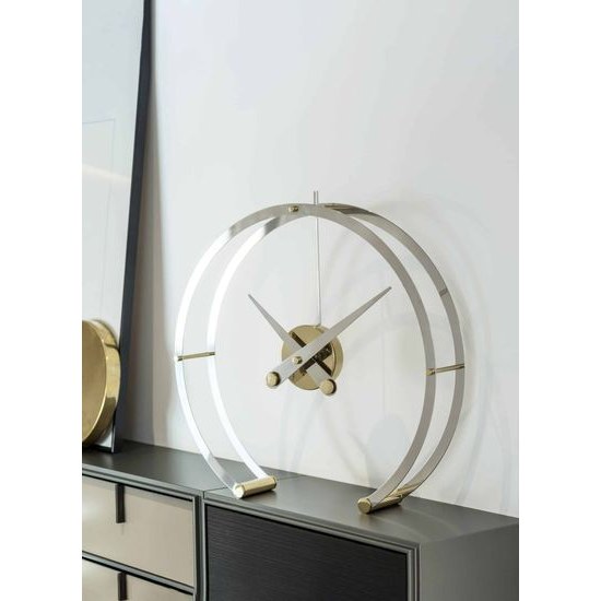 Designové stolní hodiny Nomon Omega Gold 43 cm
