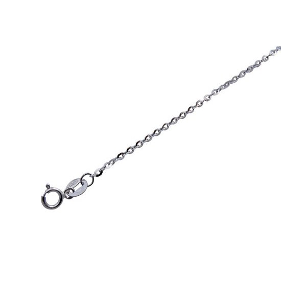 Zlatý 585/1000 řetízek z bílého zlata anker 1103