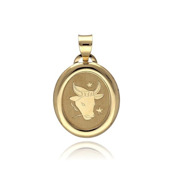 MOISS přívěsek ze žlutého zlata BÝK
