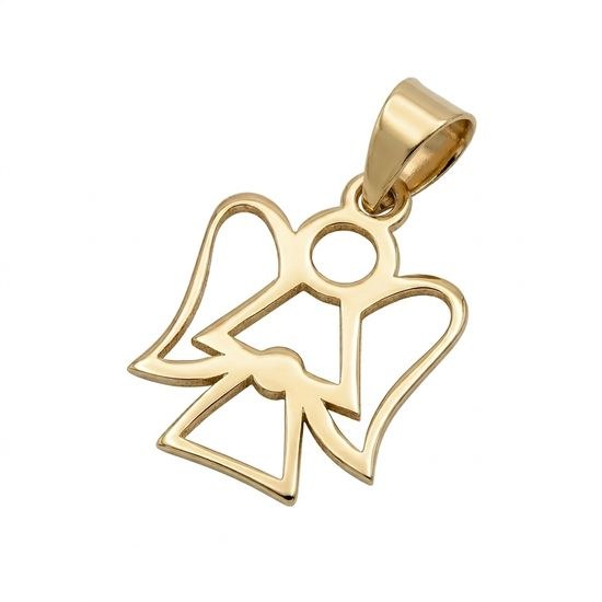 Zlatý 585/1000 přívěsek anděl