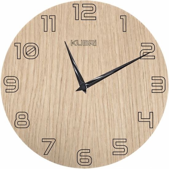 KUBRi KU3011 - 10 cm hodiny od českého výrobce s tichým chodem
