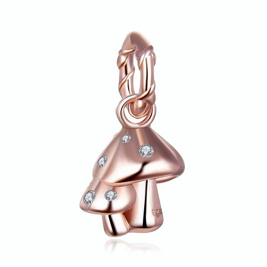 MOISS stříbrný přívěsek HOUBY ROSE