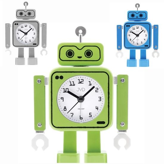 JVD SRP2305 - Dětský budík ROBOT s pohyblivýma rukama