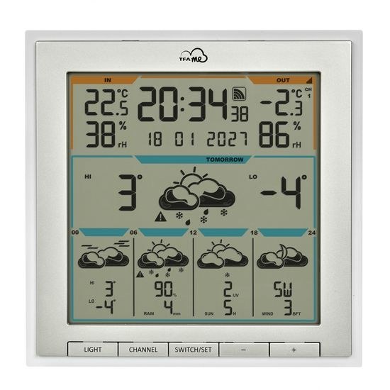 TFA 35.8105.02 - Bezdrátová WiFi meteostanice s chytrou předpovědí TFA.me ID-08
