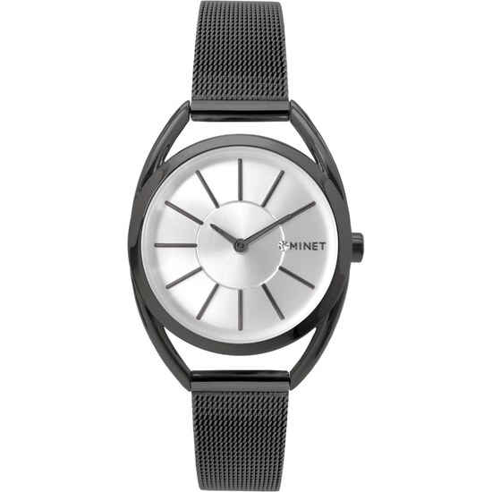 MINET Černé dámské hodinky ICON GREY MWL5217