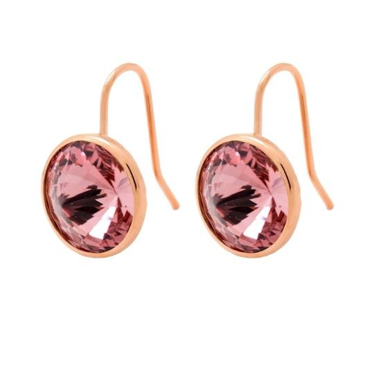 Stříbrné zlacené náušnice Victoria Cruz A2404-05ST