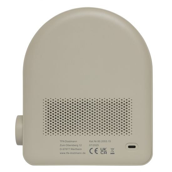 TFA 60.2053.15 - retro světelný budík měsíc a meteory