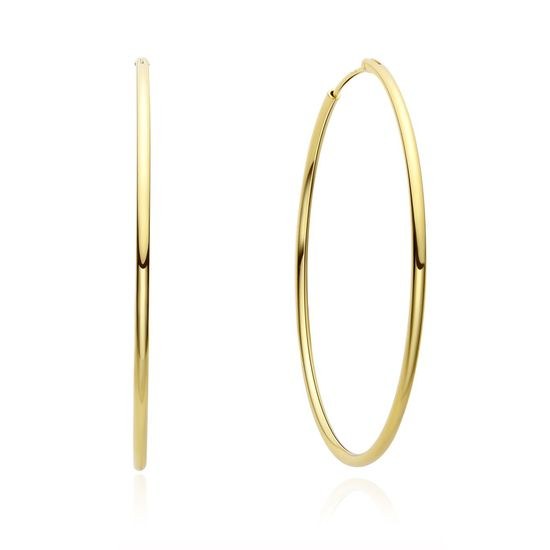 MOISS stříbrné náušnice GOLD