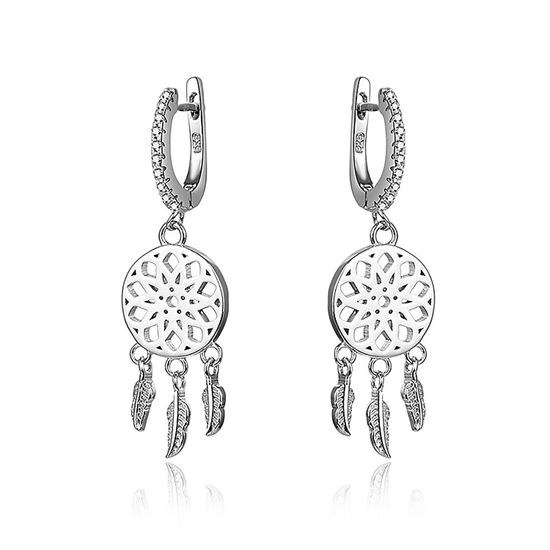 MOISS stříbrné náušnice LAPAČ SNŮ