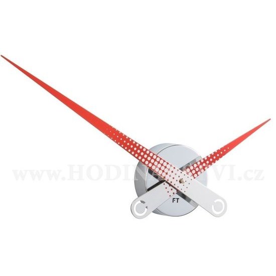 Designové nástěnné hodiny Future Time FT9630RD Hands 60cm