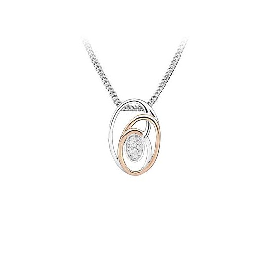 MOISS stříbrný přívěsek BICOLOR