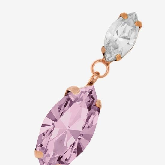 Stříbrné zlacené náušnice Victoria Cruz A3729-05ST