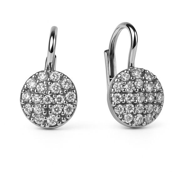 Stříbrné náušnice se zirkony