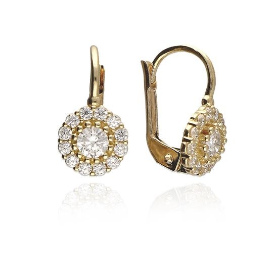 MOISS náušnice ze žlutého zlata