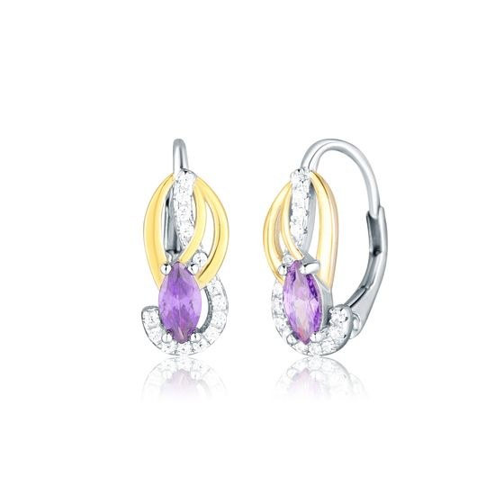 Náušnice JVD SVLE0817SH2GF00 stříbrné