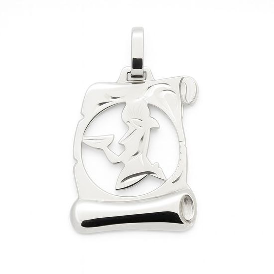 Stříbrný přívěsek zvěrokruh Panna pergamen