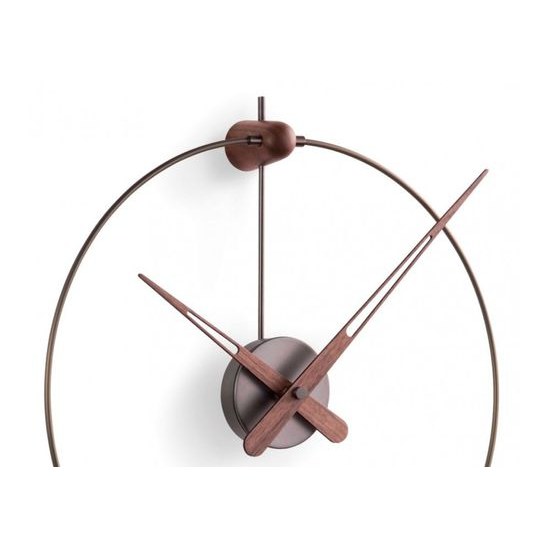 Designové nástěnné hodiny Nomon micro Anda graphite 50cm