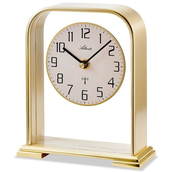 Atlanta 3119/9 - Stolní hodiny řízené signálem v moderním designu