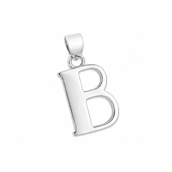 Stříbrný přívěs písmeno "B"