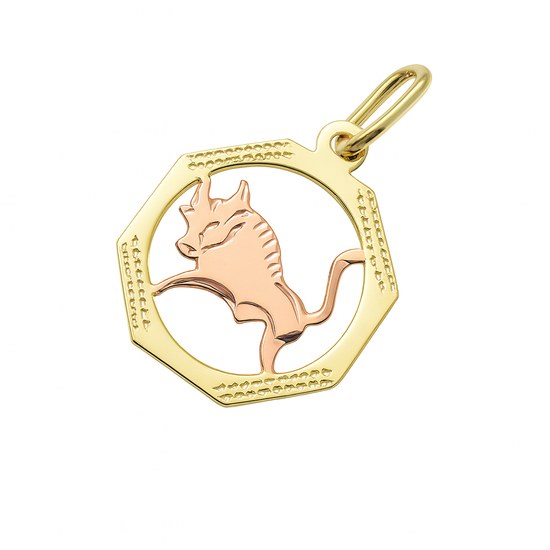 Zlatý přívěsek zvěrokruh Býk