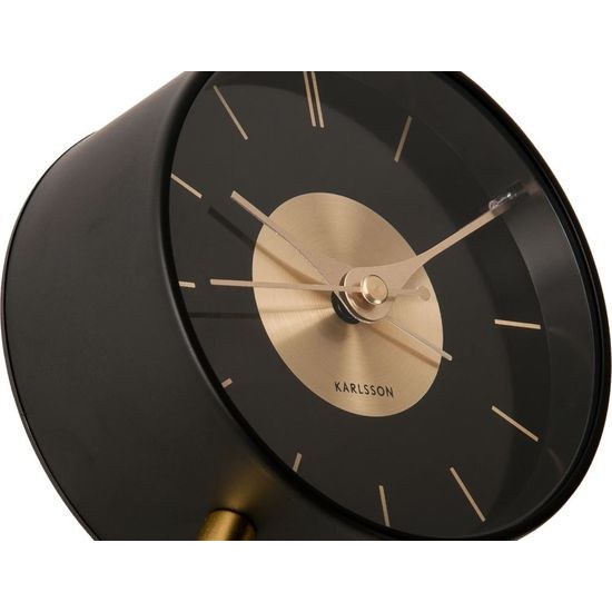 Designový budík KA5919BK Karlsson 12cm