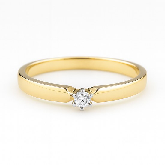 Zlatý 585/1000 prsten s briliantem 411.9018 0,05ct