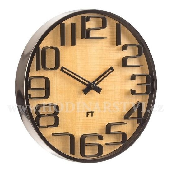 Designové nástěnné hodiny Future Time FT7010TT Numbers 30cm