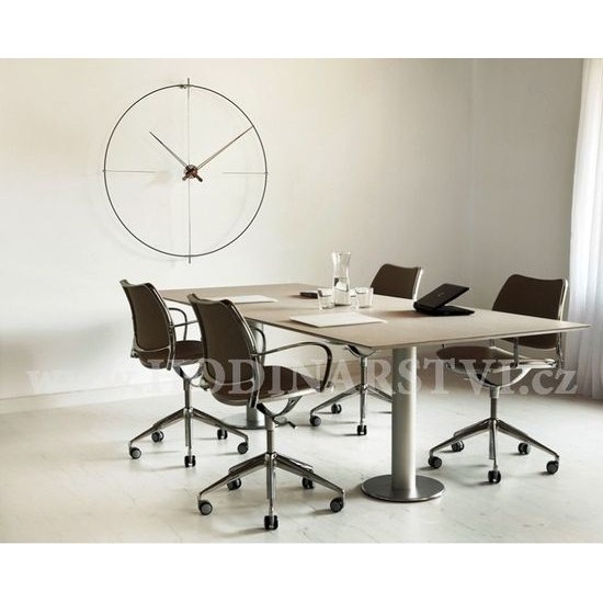 Designové nástěnné hodiny Nomon Bilbao N BilbaoBN černé 110cm