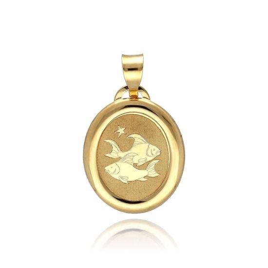 MOISS přívěsek ze žlutého zlata RYBY