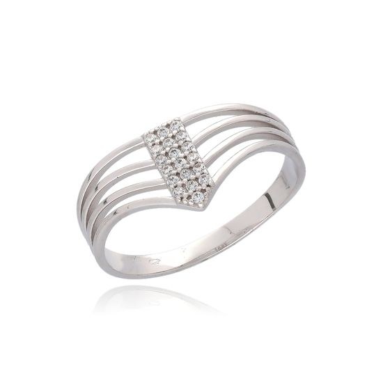 MOISS prsten z bílého zlata