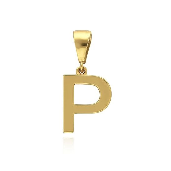 MOISS přívěsek ze žlutého zlata PÍSMENO P