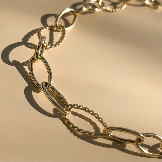 MINET Zlatý náhrdelník Au 585/1000 4,65g